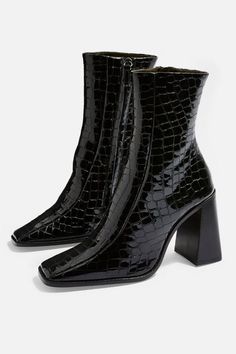 Black Heeled Boots